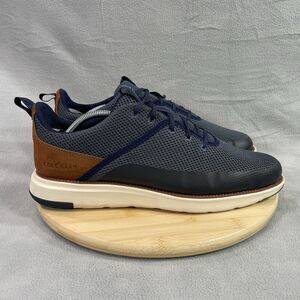 Cole Haan Men's Size 13 M Grand Atlantic Blue Tan Casual Shoes Sneakers C34651